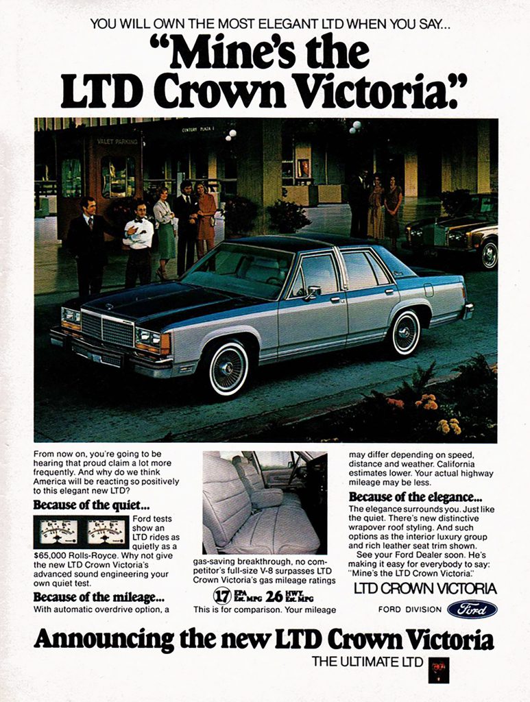 1980 Ford LTD Ad, Crown Victoria