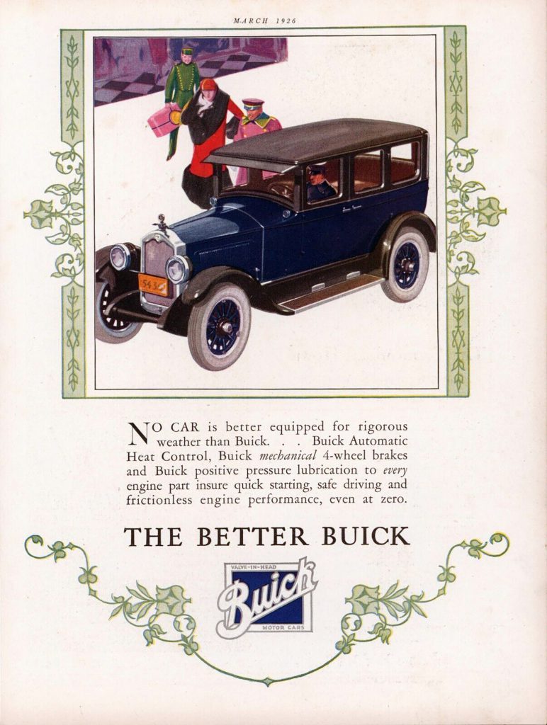 1926 Buick Ad